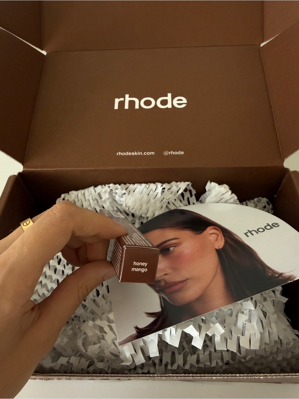 NWB Rhode Peptide Lip Butter in Honey Mango - Picture 5 of 5